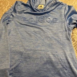 Girls sky blue adidas hoodie - sz 16